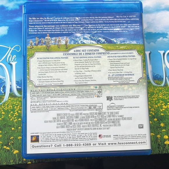 DVD CD BLU-Ray - the SOUND OF MUSIC -45th ANNIVERSARY EDITION - 4 Disc - Picture 11 of 12